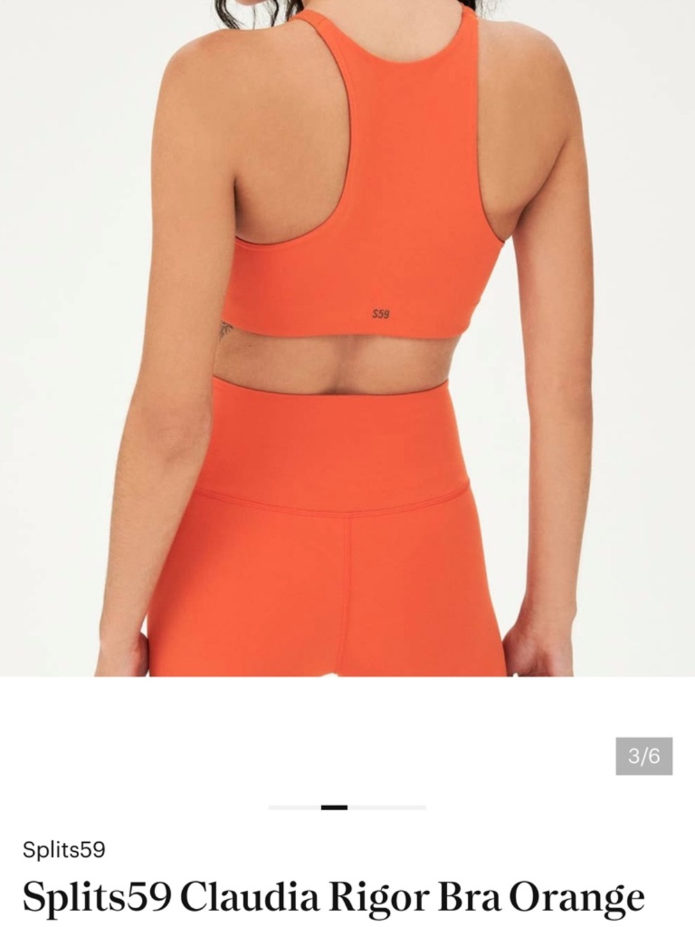 🆕 Splits59 Claudia Rigor Bra - Picture 6 of 6